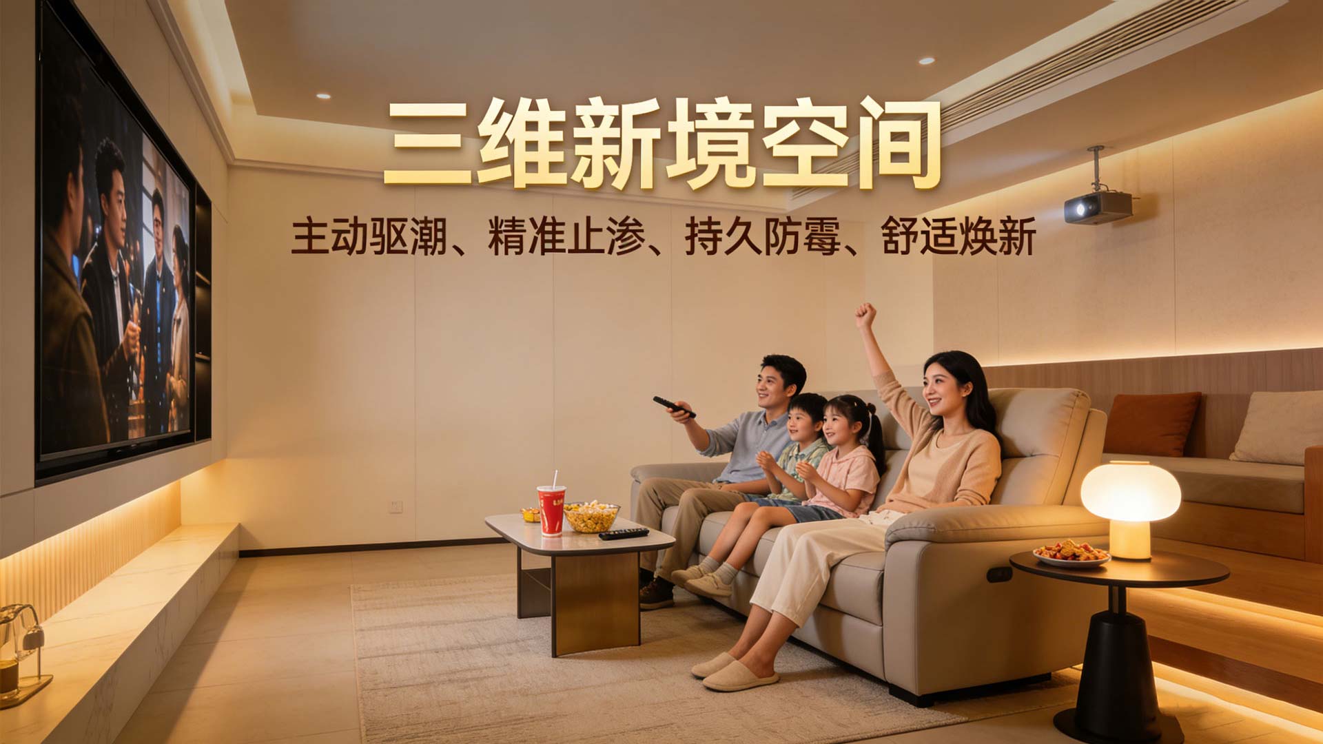 立威三维新境空间 | 萧山高端住宅地下室防水防潮防霉 - 立威防潮官网